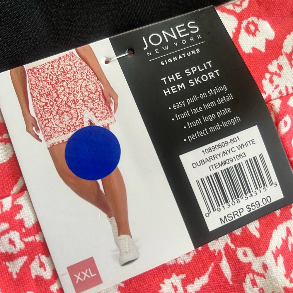 Jones New York Split Hem Skort